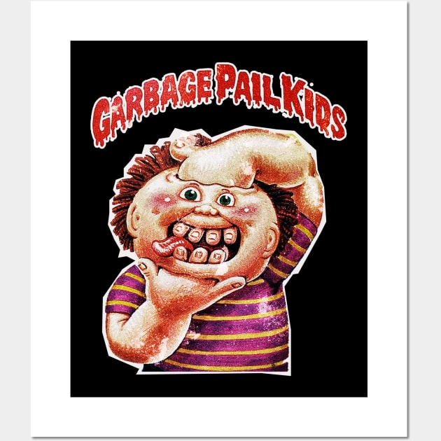 garbage pail kids scary tooth Wall Art by Distiramoth